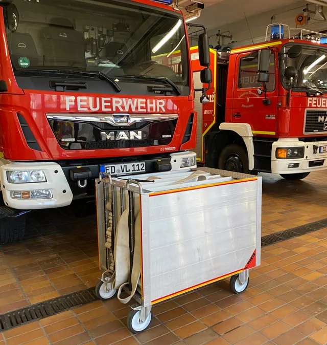 Rollwagen Schlauchkomponente der Freiwilligen Feuerwehr Altenerding